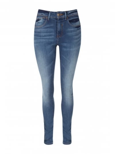 Women Skinny jeans mid blue and Dark Blue